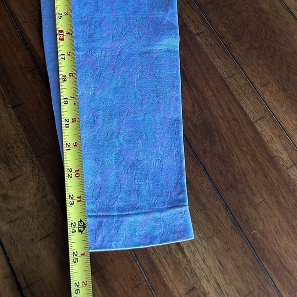 Gymshark Adapt Animal Seamless Ruched Leggings Light Blue Lavender Size Large - Picture 5 of 11